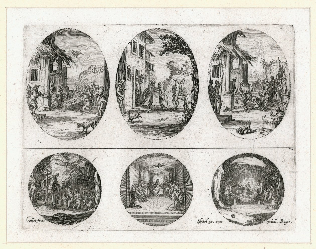 I miracoli della Passione ... (incisione) da Jacques Callot