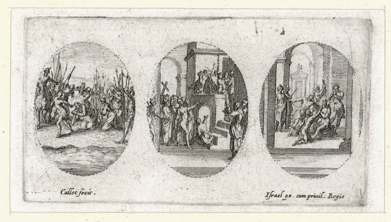 I miracoli della Passione ... (incisione) da Jacques Callot