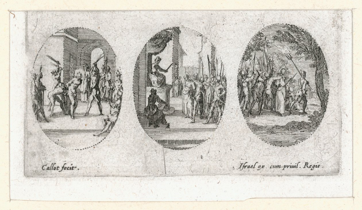 I miracoli della Passione ... (incisione) da Jacques Callot