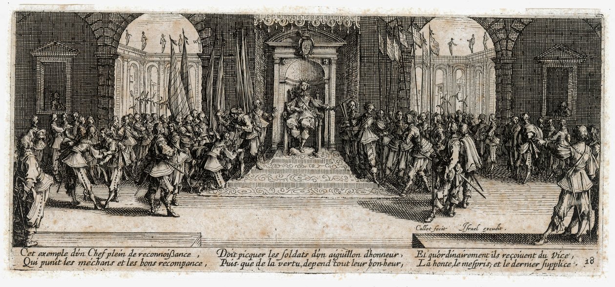 Le miserie e le disgrazie della guerra ... (incisione) da Jacques Callot