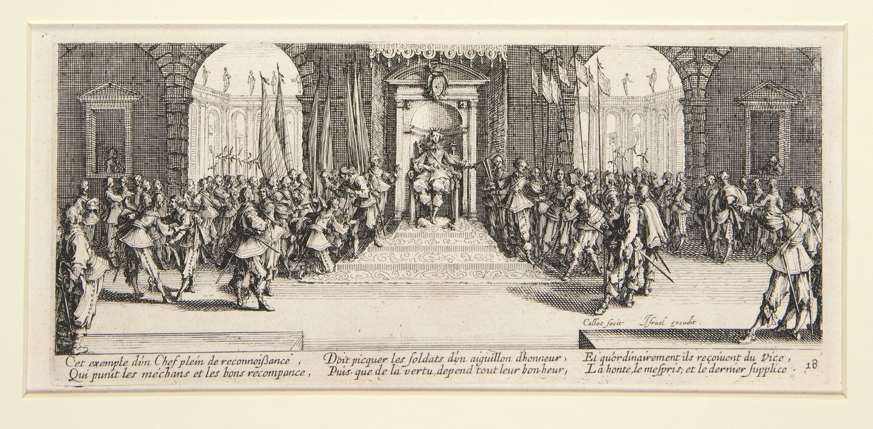 Le miserie e le sventure della guerra - serie di 18 incisioni da Jacques Callot