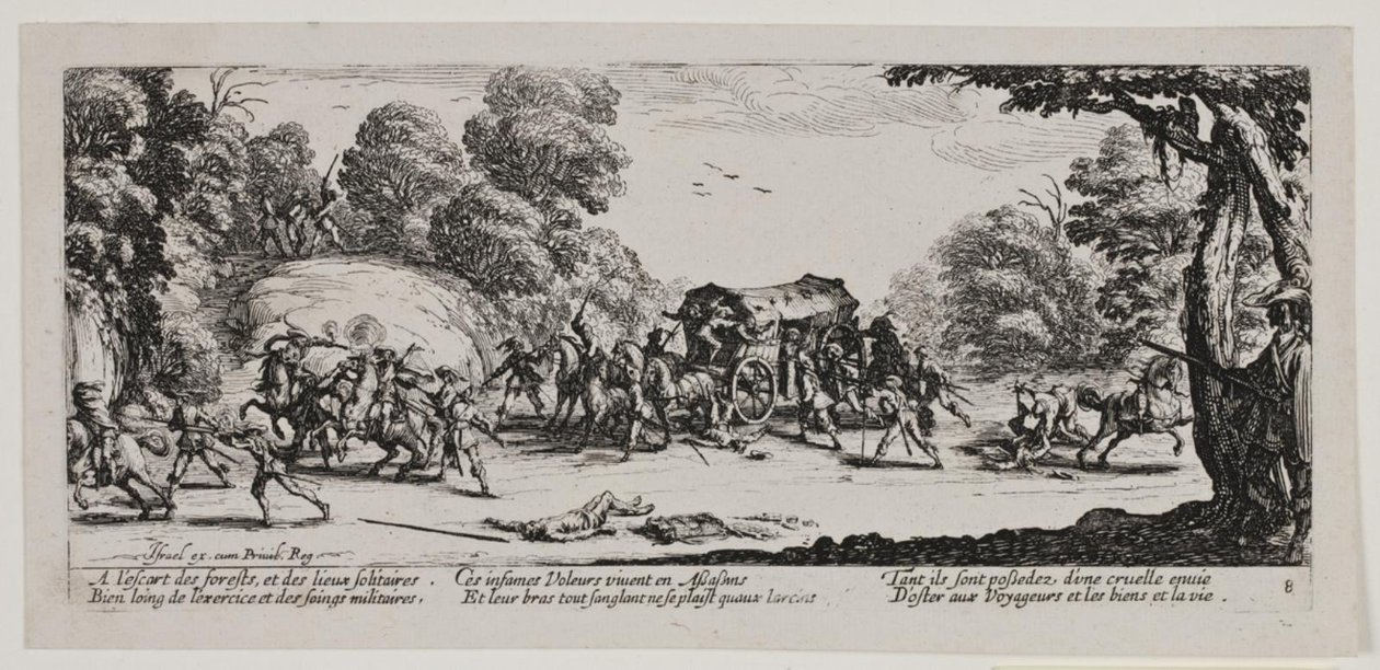Le Miserie e i Malanni della Guerra (foglio 8) da Jacques Callot