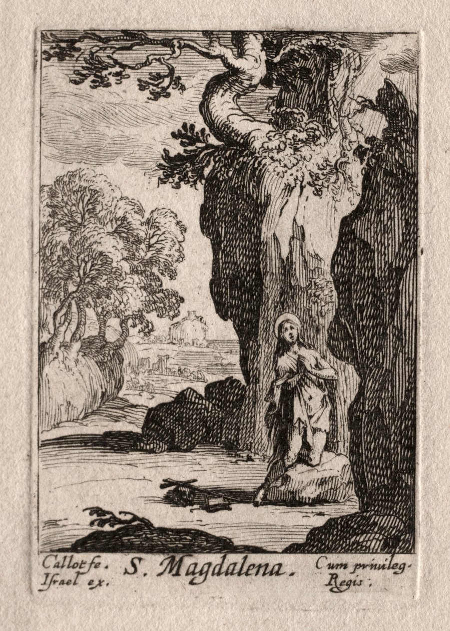 I penitenti: Santa Maddalena penitente da Jacques Callot