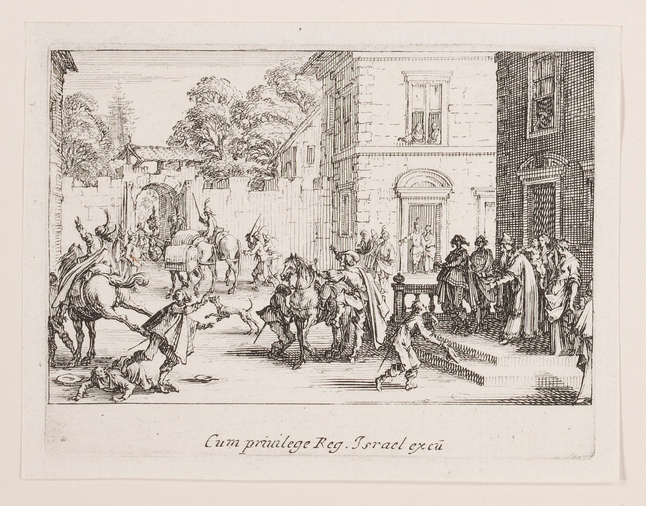 Gli addii, dalla serie La vie de l da Jacques Callot