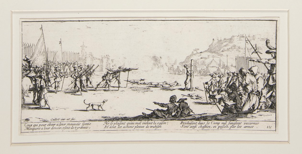 Le grandi miserie della guerra: No. 12 - L da Jacques Callot