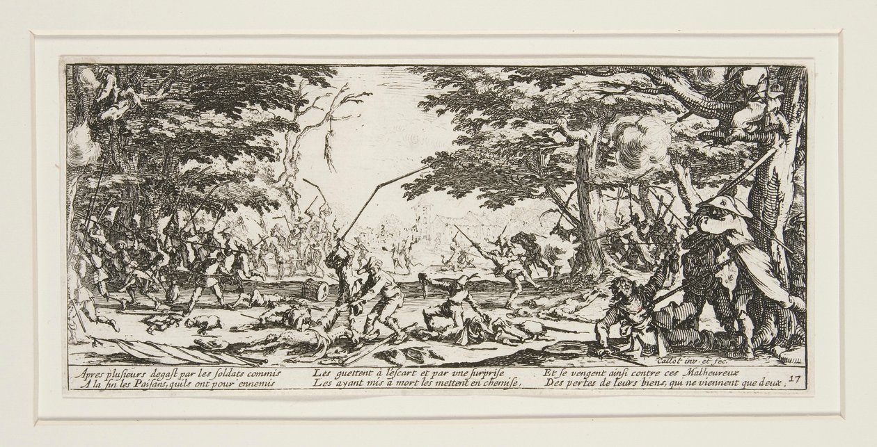 Le grandi miserie della guerra: No. 17 - La vendetta dei contadini da Jacques Callot