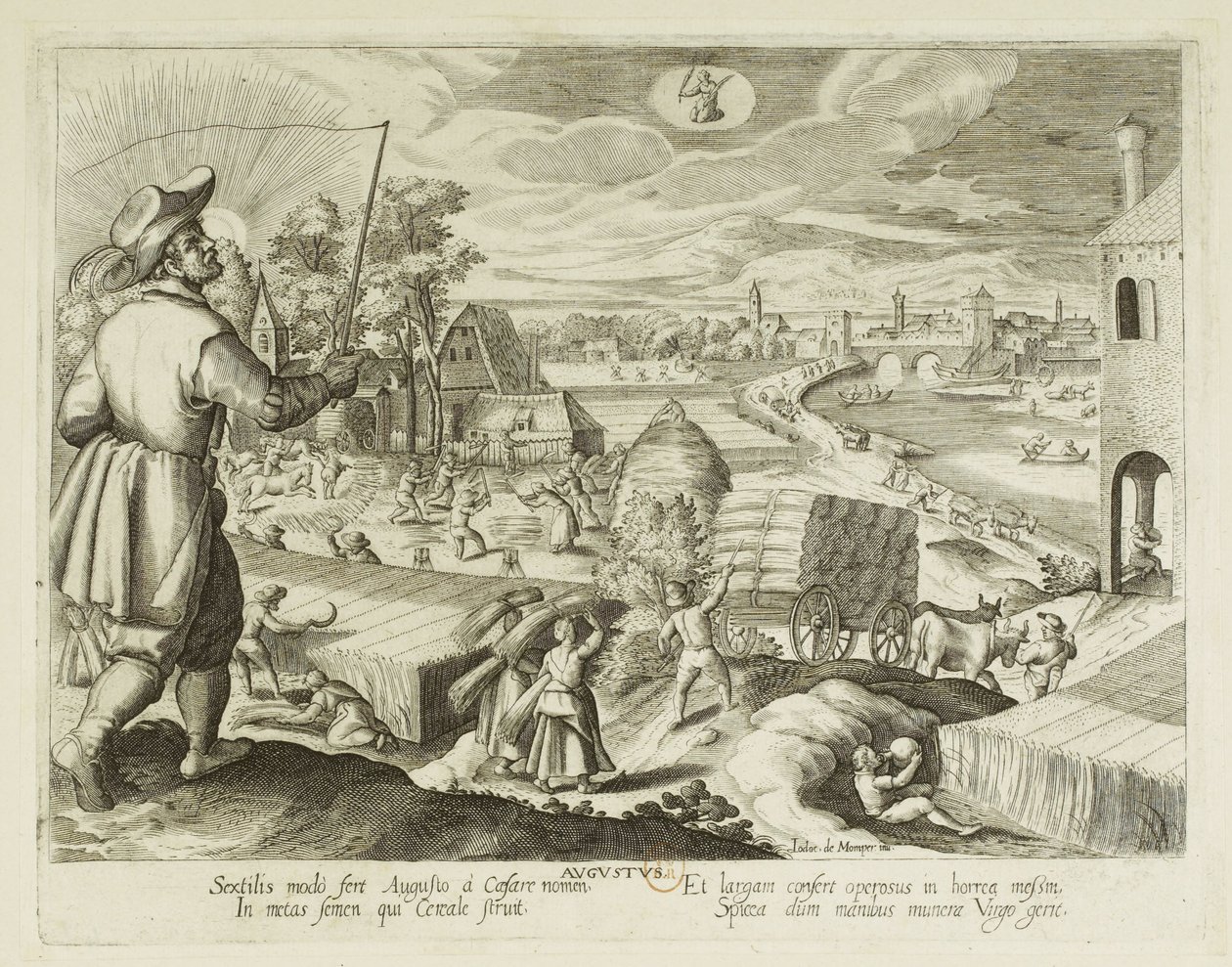 Mesi 8, agosto da Jacques Callot