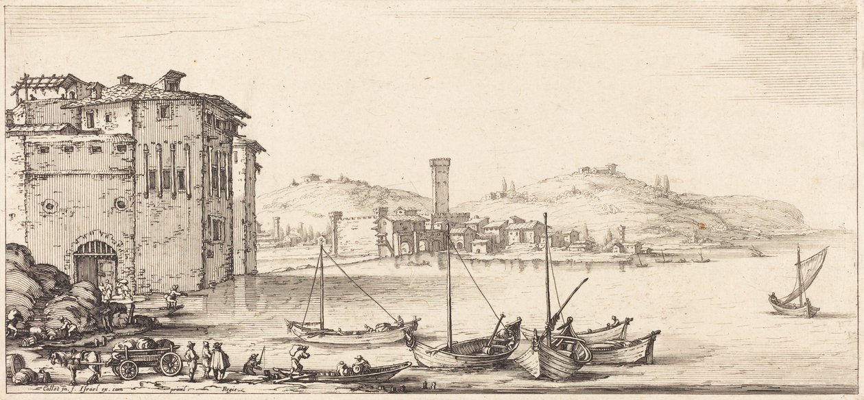 Carico di merci da Jacques Callot