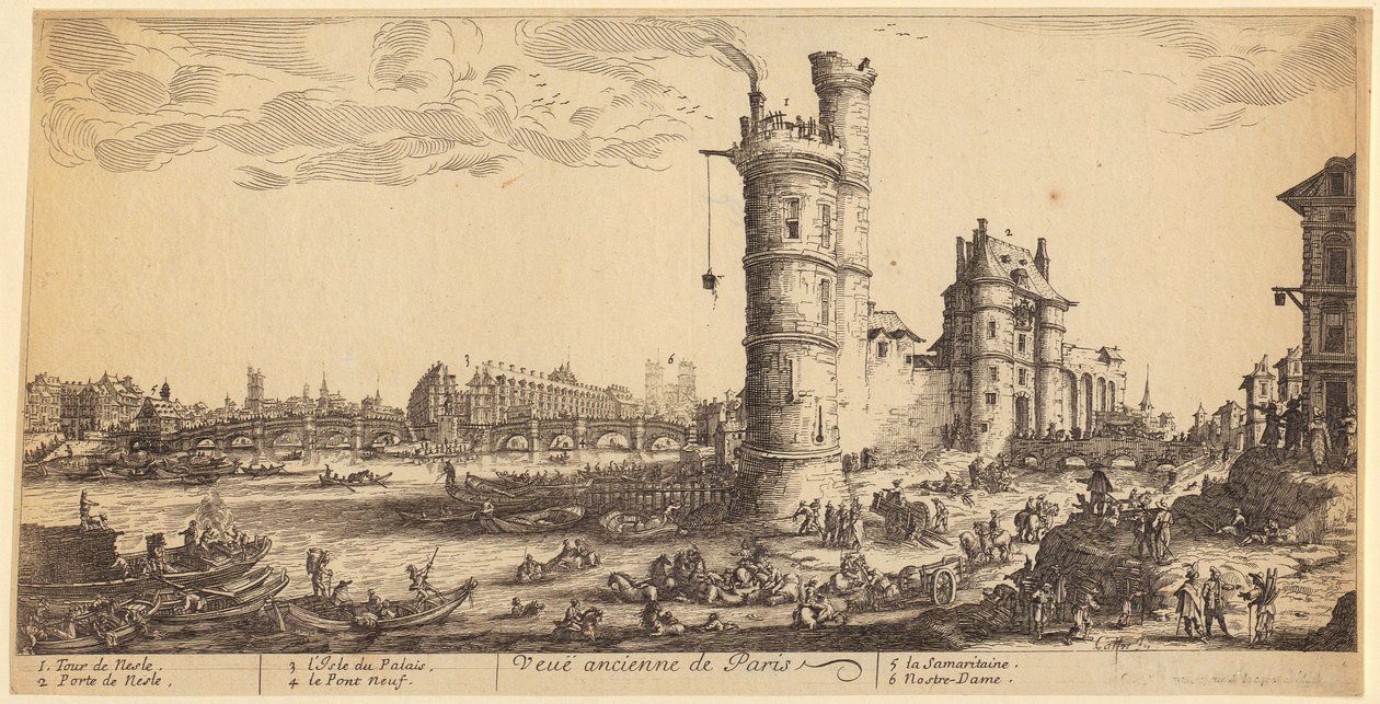 Il martirio di san Taddeo, foglio 12 della serie “I martiri degli apostoli” da Jacques Callot