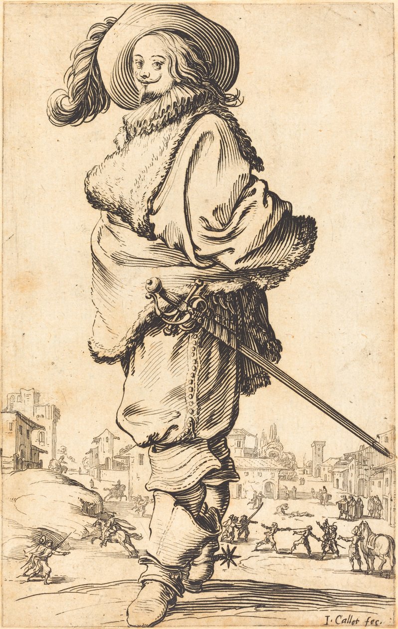 Nobile con plastron di pelliccia da Jacques Callot