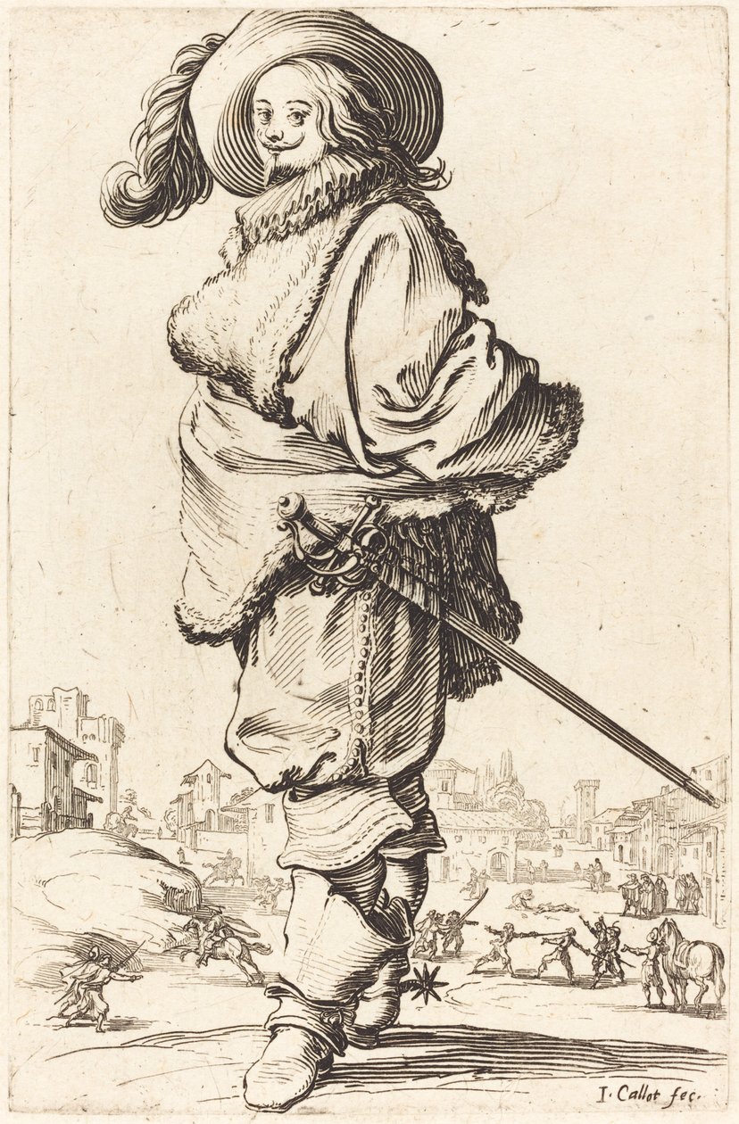 Nobile con pelliccia da Jacques Callot
