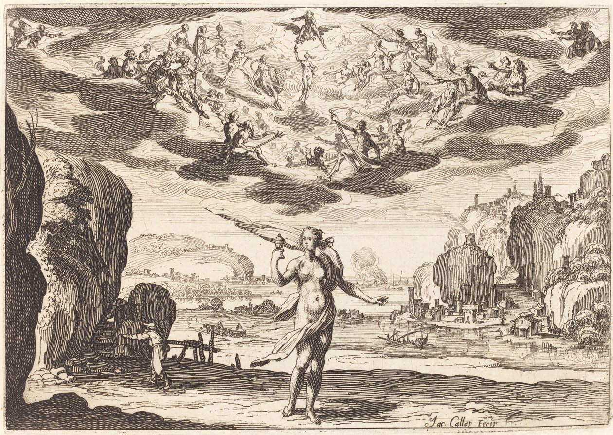 Pandora da Jacques Callot