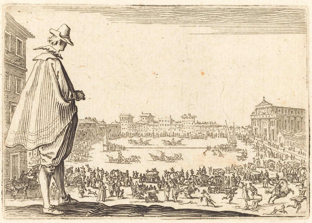 Piazza Santa Maria Novella, Firenze da Jacques Callot