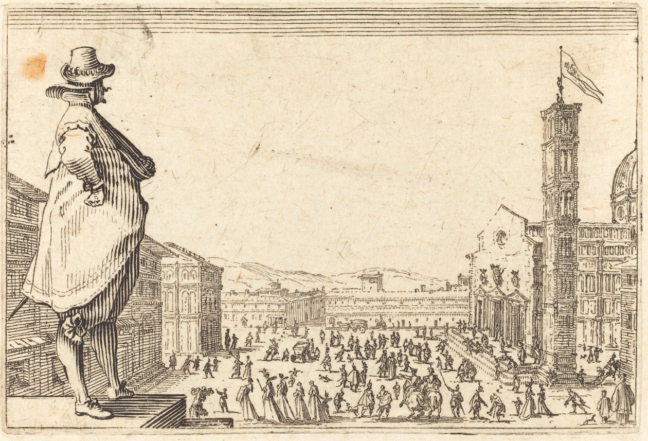Piazza del Duomo, Firenze da Jacques Callot
