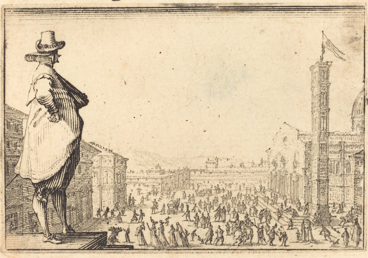 Piazza del Duomo, Firenze da Jacques Callot