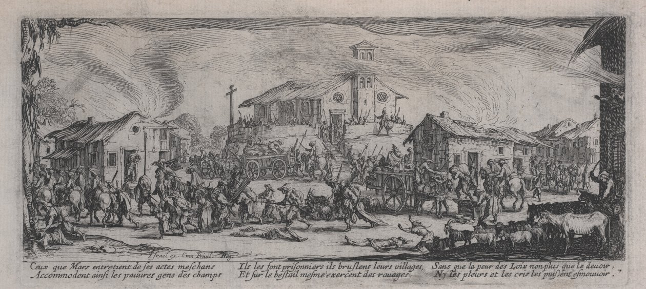 Saccheggio di un villaggio, da 