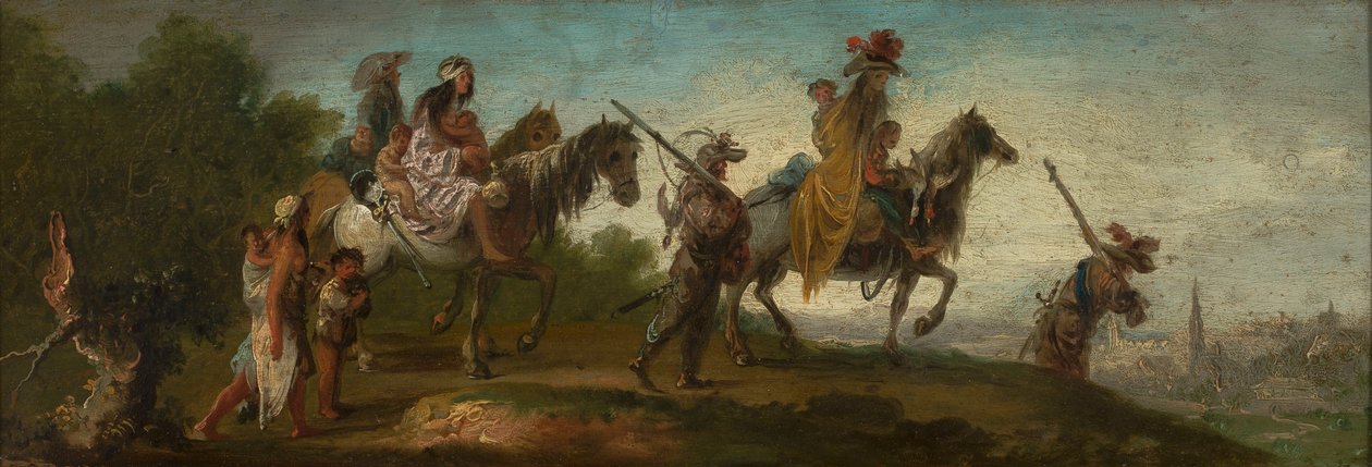 Corteo di zingari da Jacques Callot