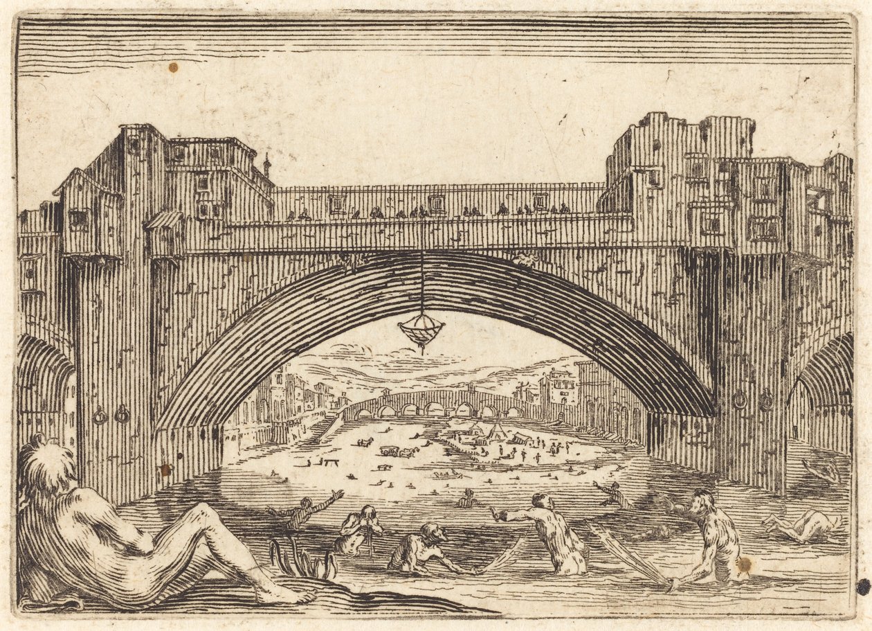 Ponte Vecchio, Firenze da Jacques Callot