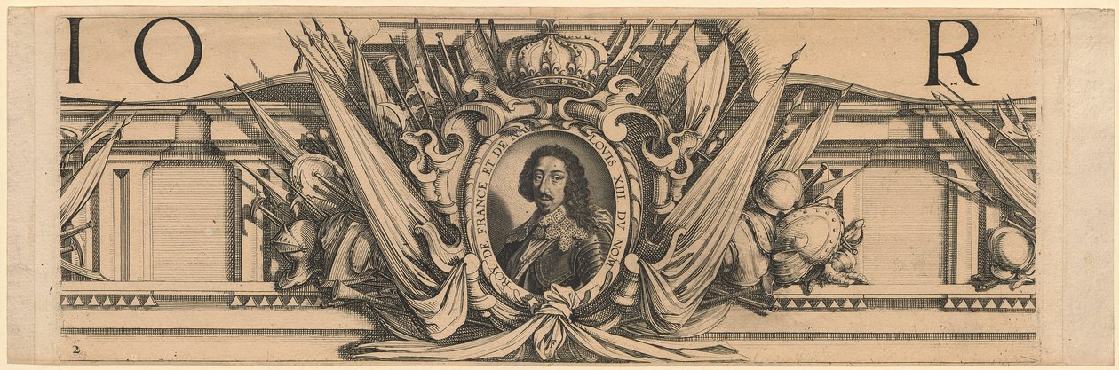 Ritratto del re Luigi XIII da Jacques Callot
