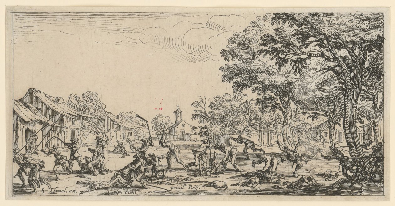 La vendetta dei contadini da Jacques Callot