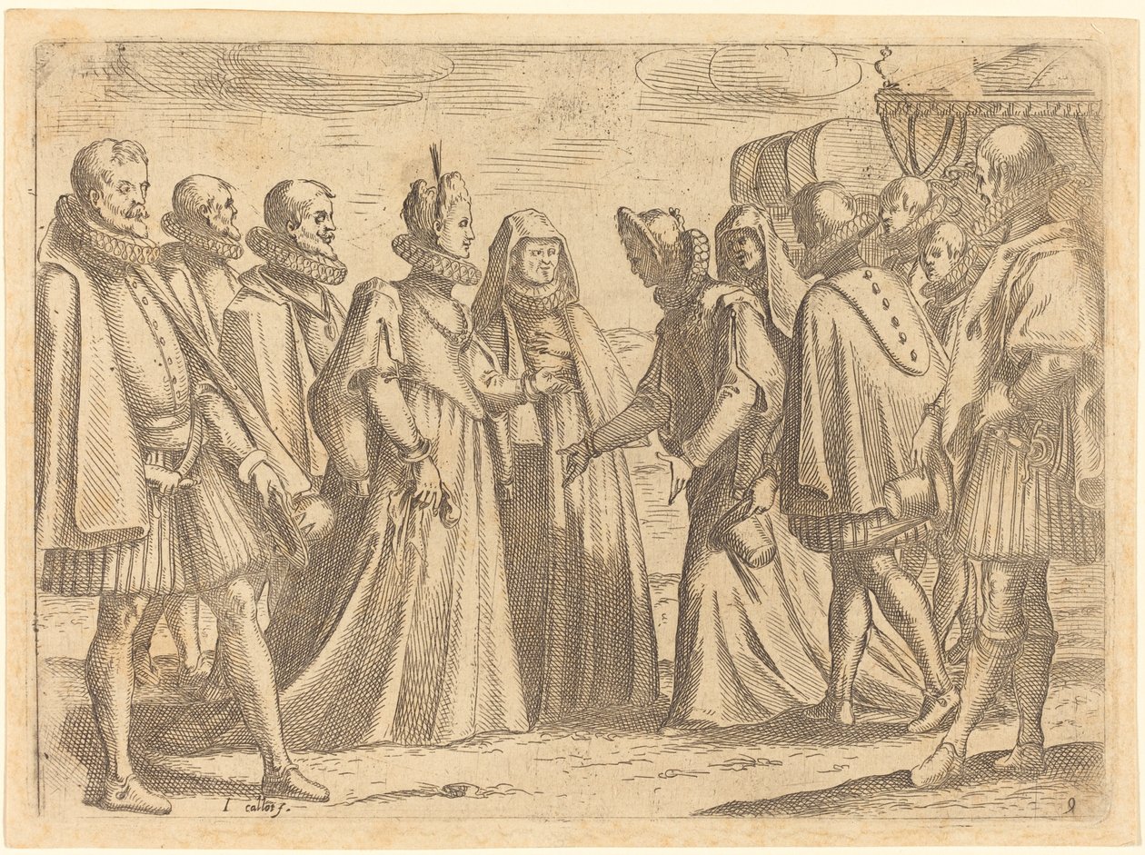 Ricevimento a Mantova da Jacques Callot