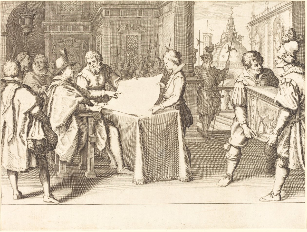 Restauro del Duomo, Firenze da Jacques Callot