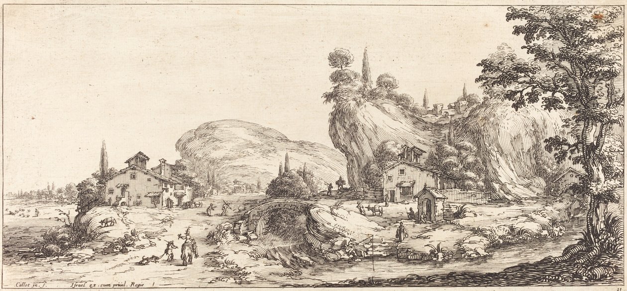 Ritorno a casa dalla caccia da Jacques Callot