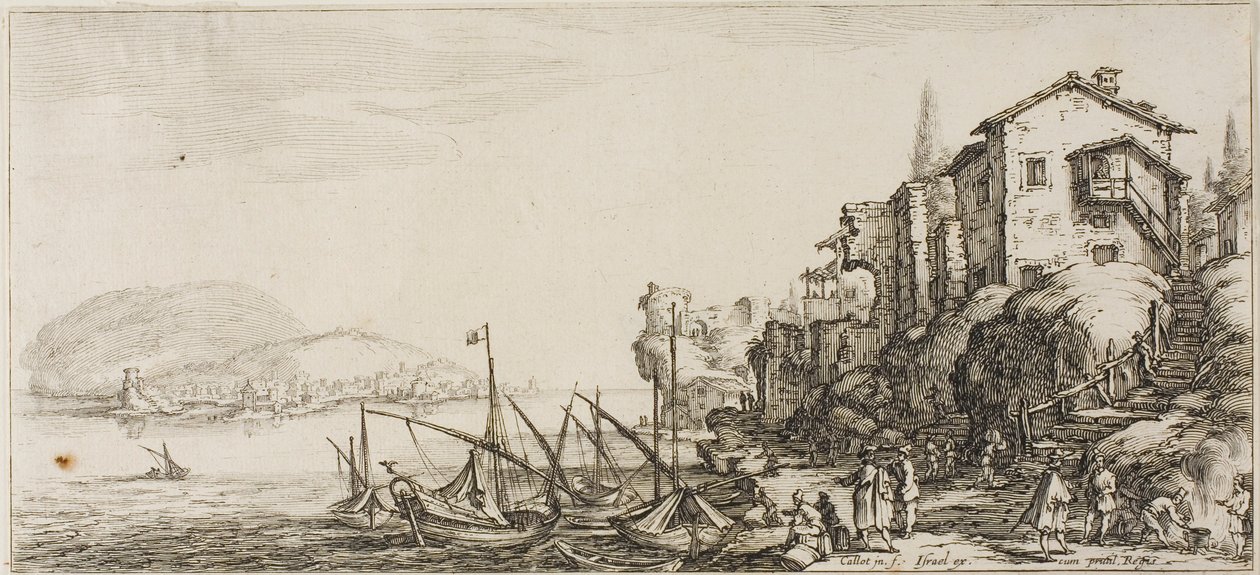 Ritorno dalla Caccia, da Varie Scene Disegnate a Firenze da Jacques Callot
