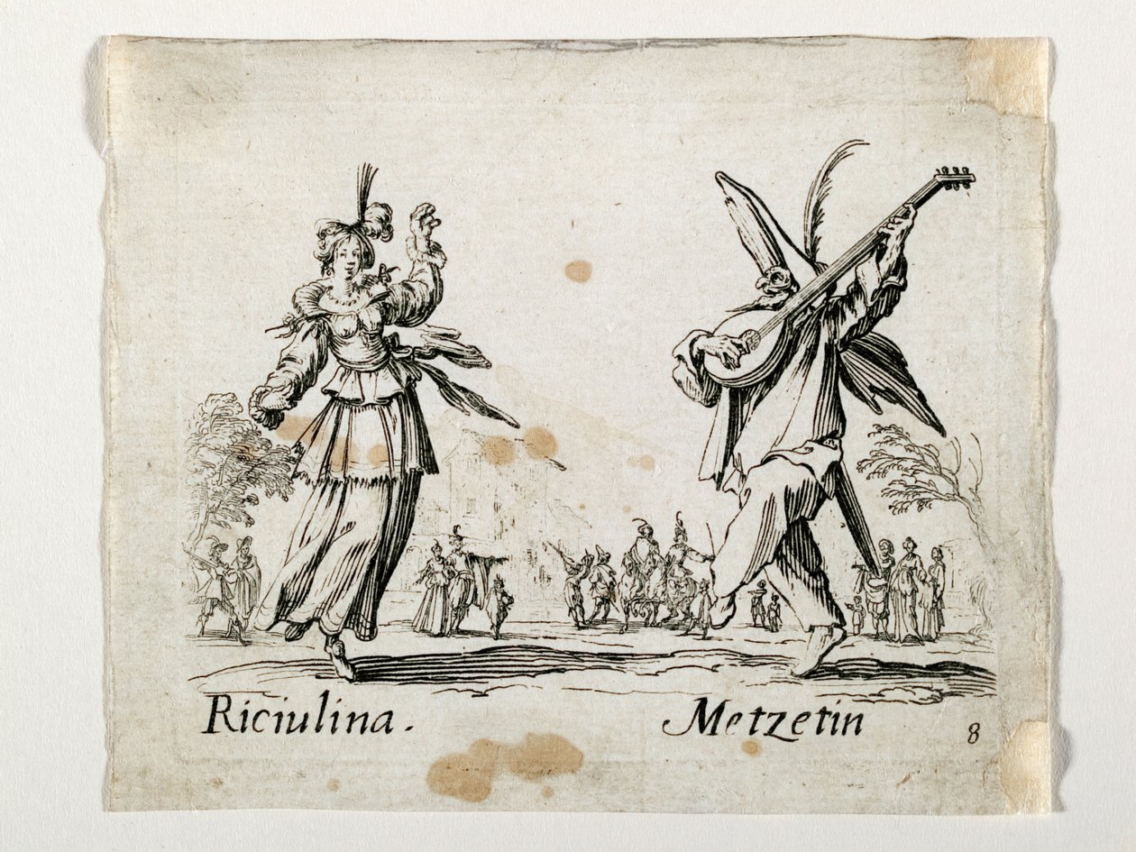 Riculina e Metzetin, figure della Commedia dell