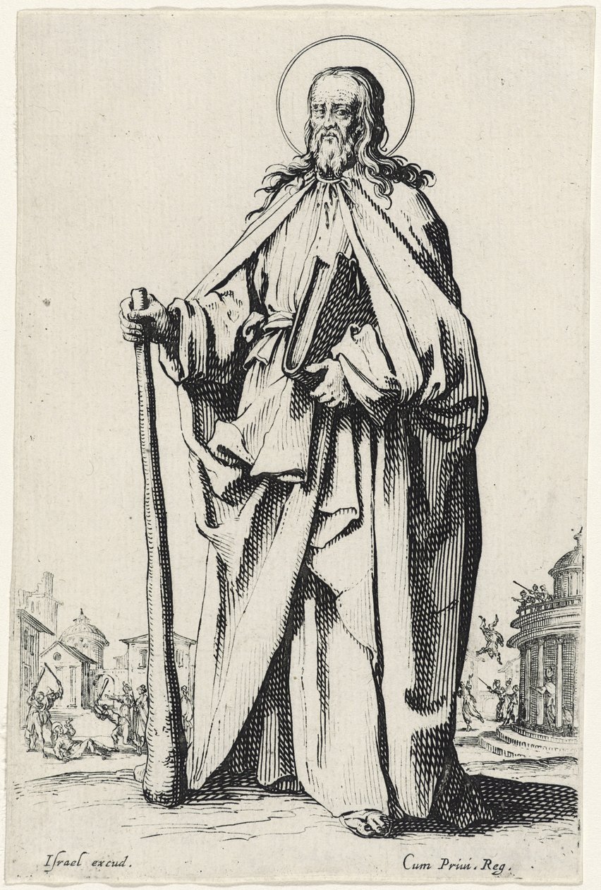 San Giacomo il Minore da Les Grands Apôtres, 1631 da Jacques Callot