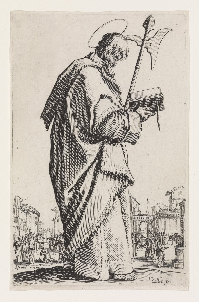 San Mattia da Les Grands Apôtres, 1631 da Jacques Callot