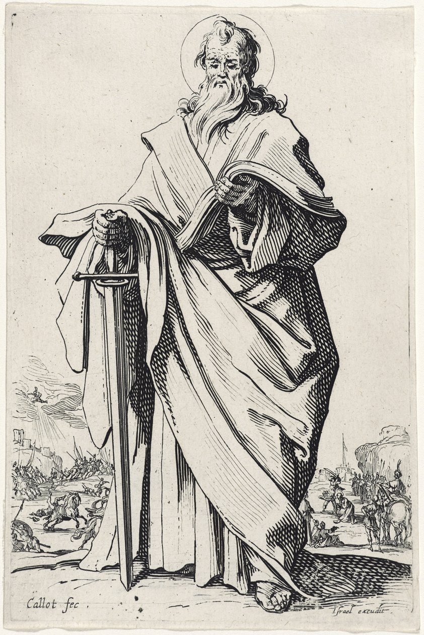 San Paolo da Les Grands Apôtres, 1631 da Jacques Callot