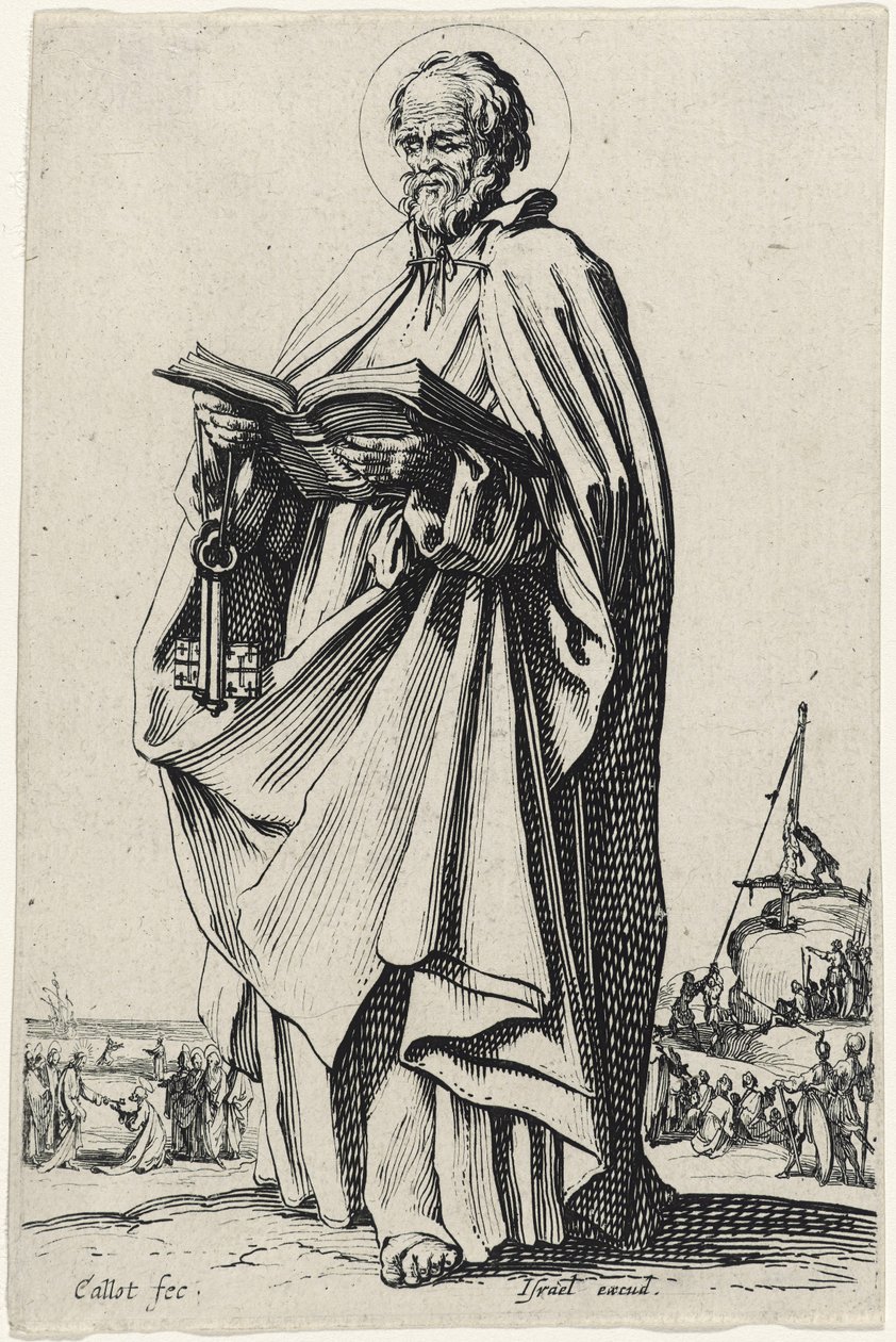 San Pietro da Les Grands Apôtres, 1631 da Jacques Callot