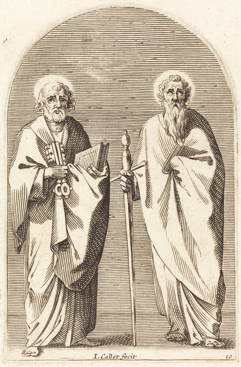 I santi Pietro e Paolo da Jacques Callot