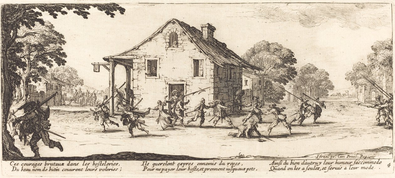 Scena di Saccheggio da Jacques Callot
