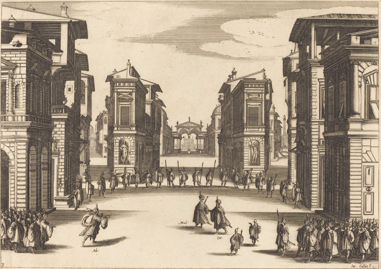 Solimano, Atto III da Jacques Callot