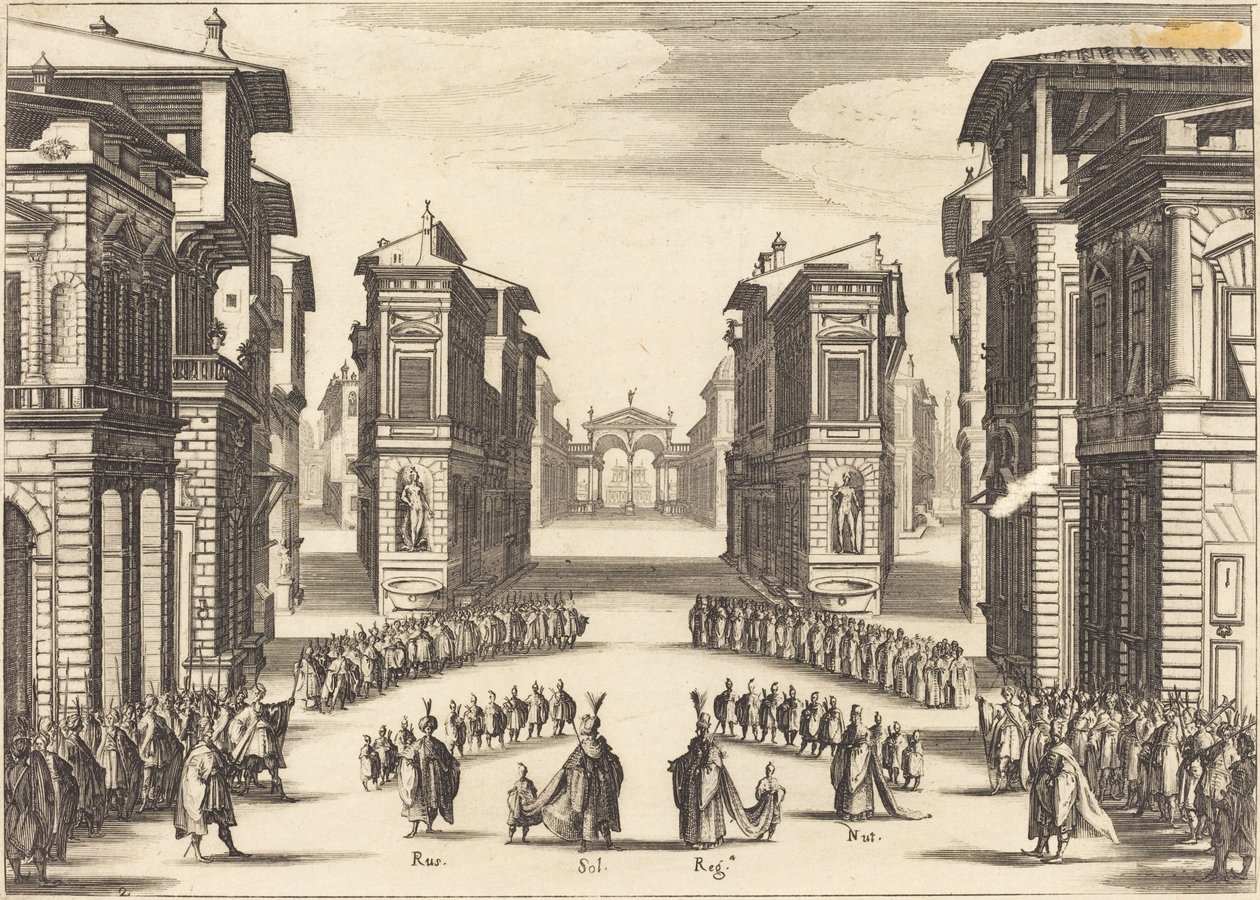 Solimano, Atto II da Jacques Callot
