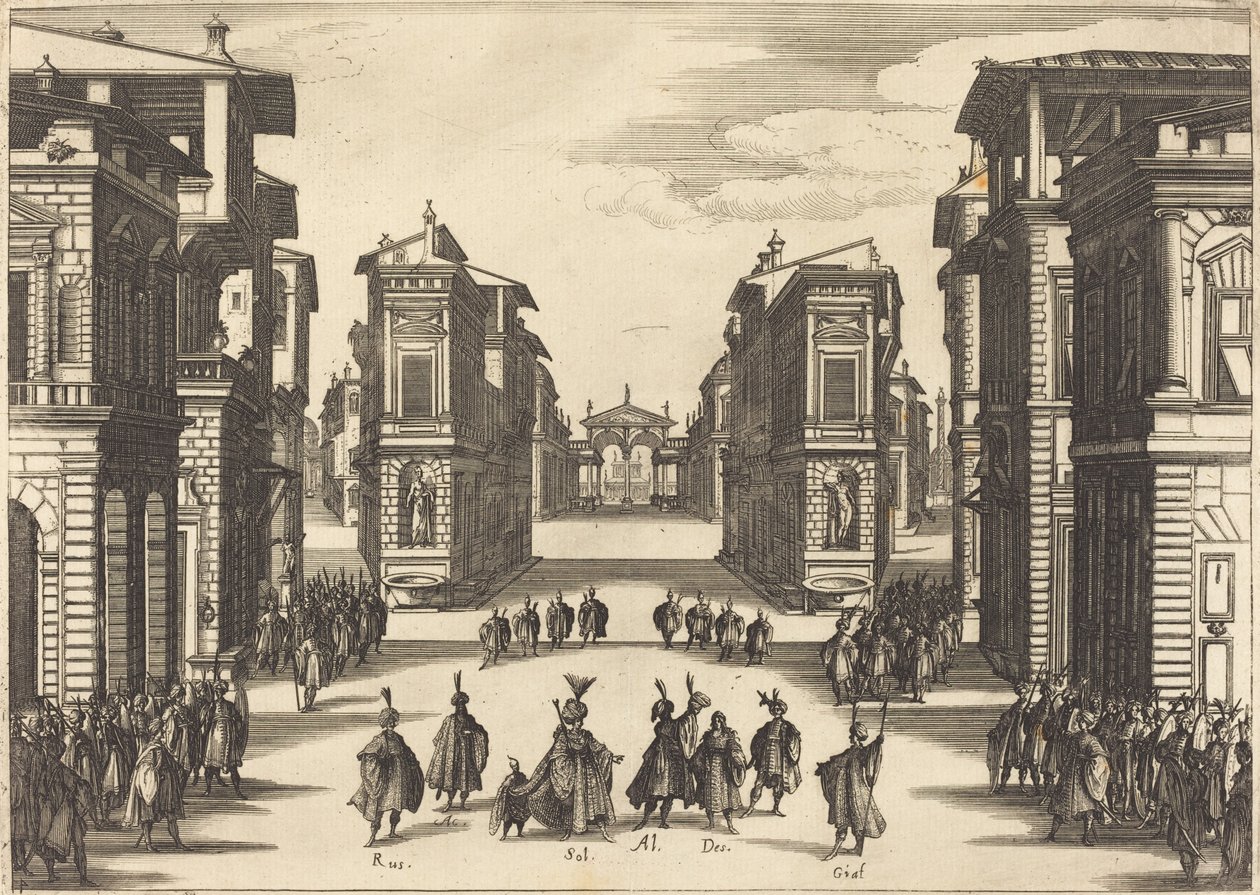 Solimano, Atto IV da Jacques Callot