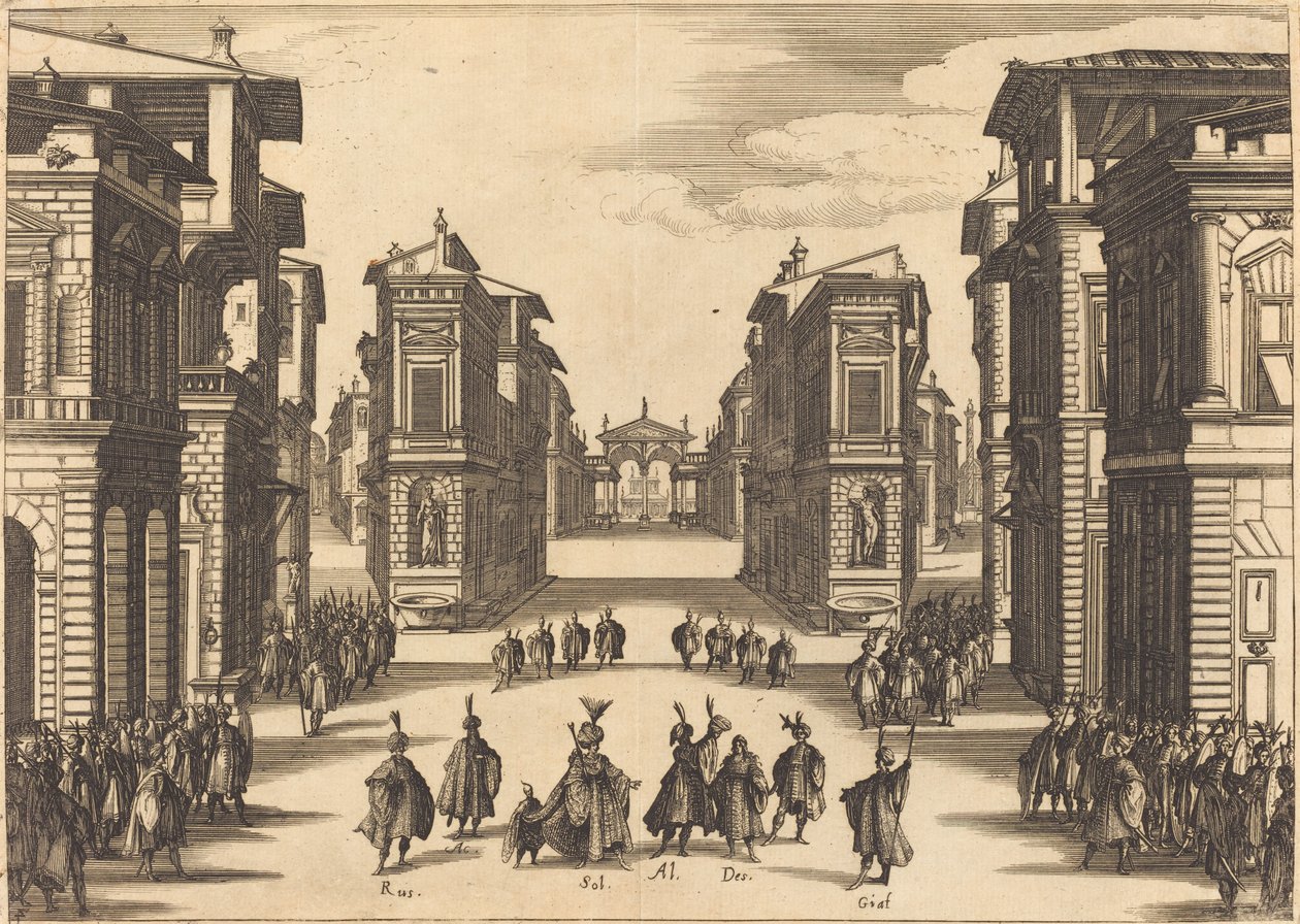 Solimano, Atto IV da Jacques Callot