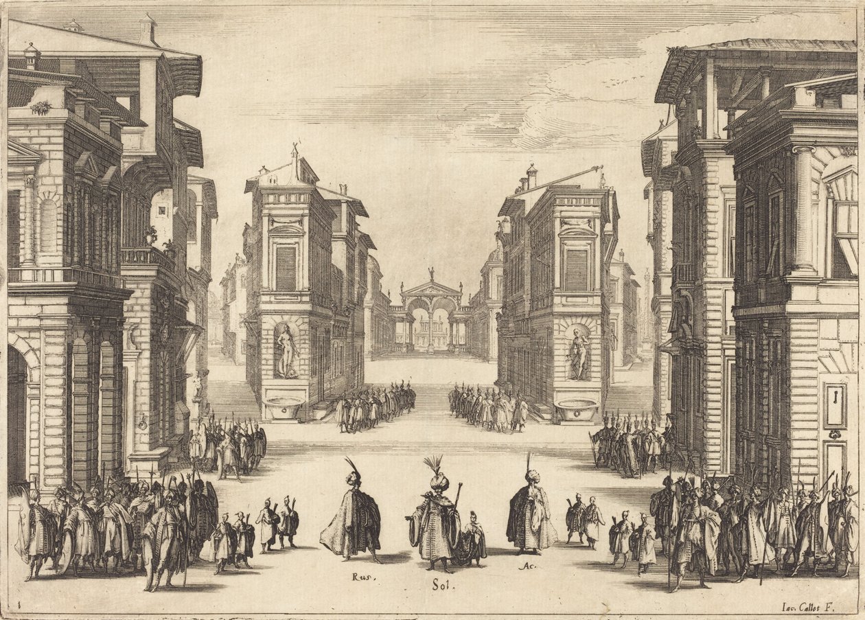 Solimano, Atto I da Jacques Callot