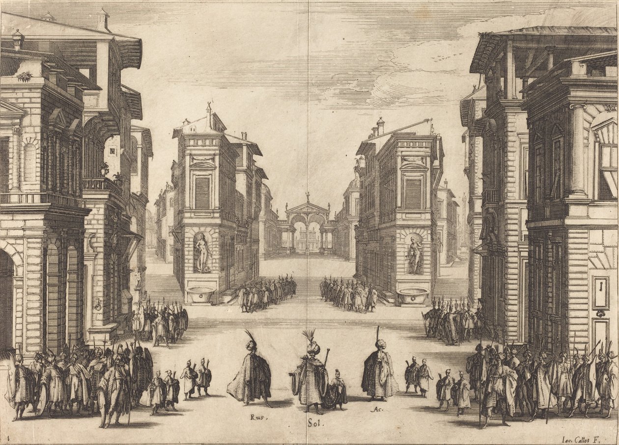 Solimano, Atto I da Jacques Callot