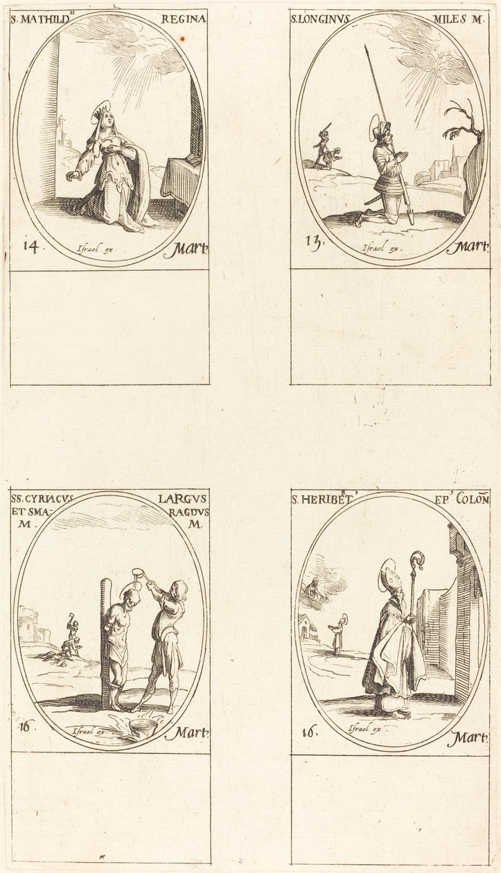 Santa Matilde; San Longino; San Ciriaco; Sant