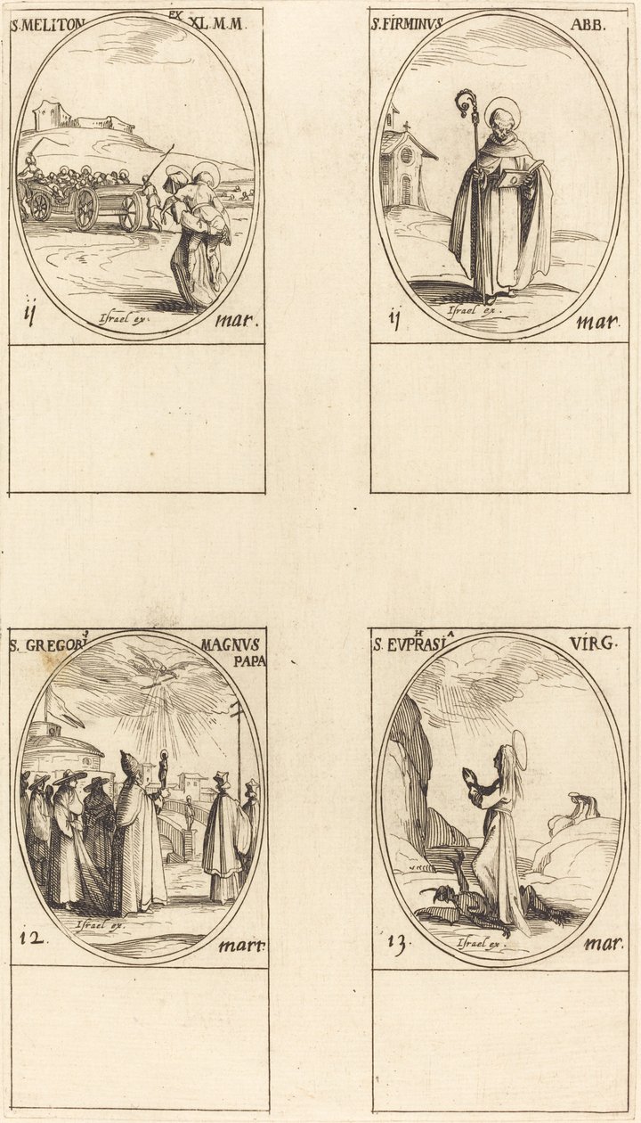 San Melitone; San Firmino; San Gregorio Magno; Sant