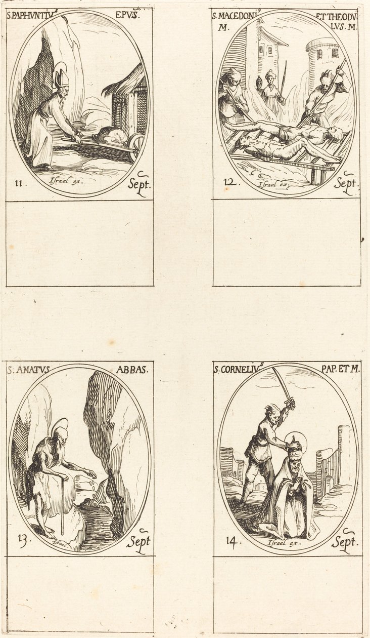 San Pafnuzio; Santi Macedonio e Teodulo; Sant