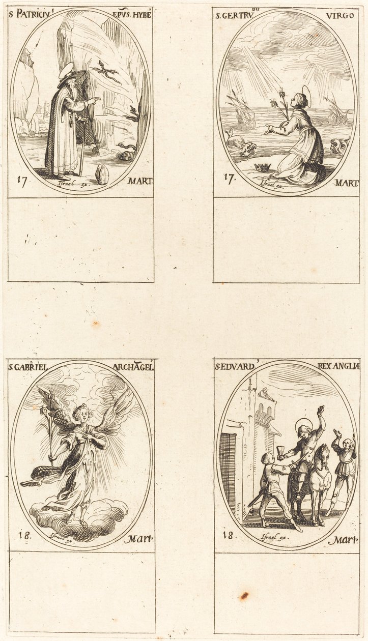 San Patrizio; Santa Gertrude; San Gabriele, Arcangelo; Sant