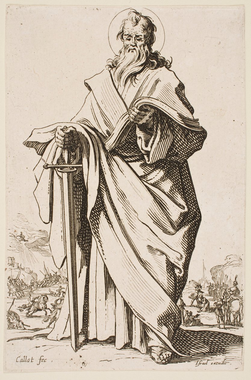 San Paolo, dalla serie “I grandi apostoli” da Jacques Callot