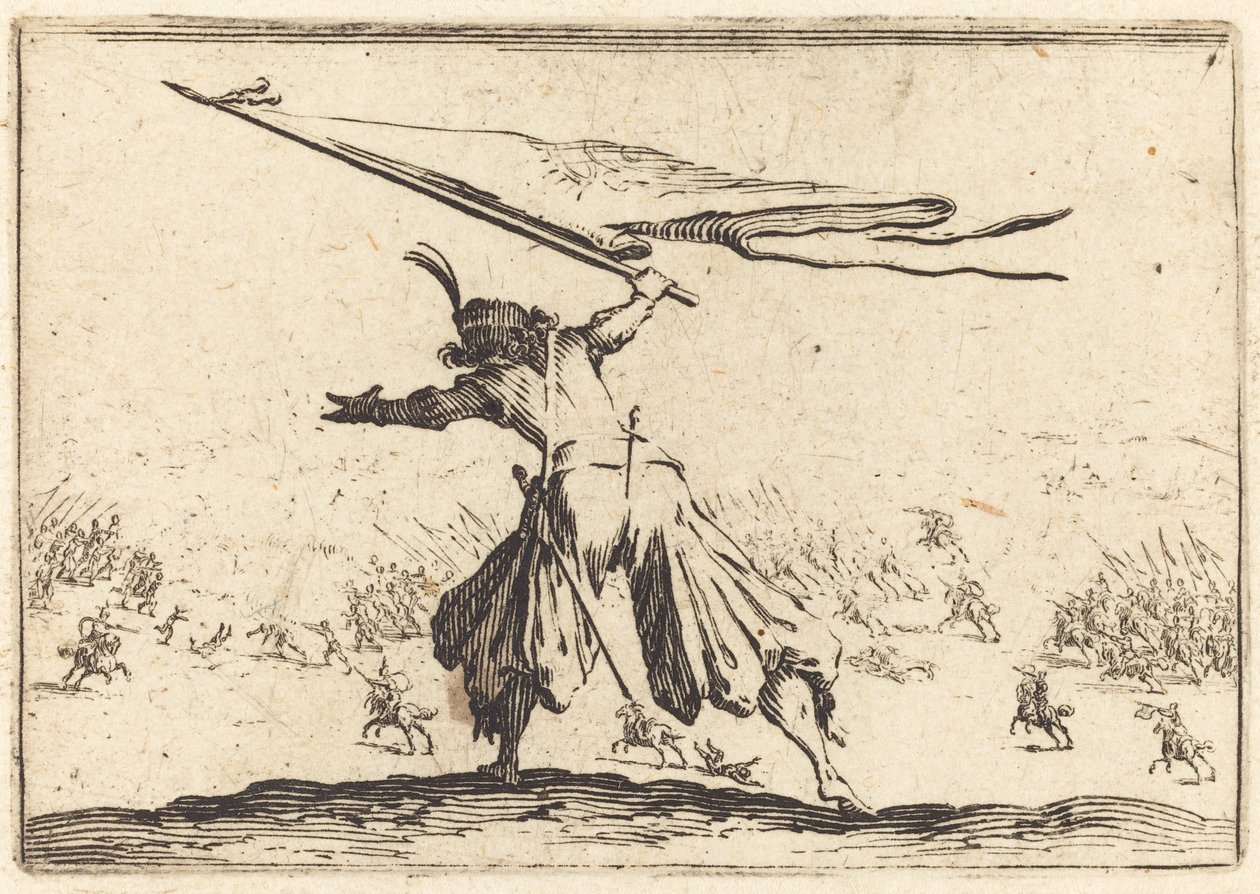 Portabandiera da Jacques Callot