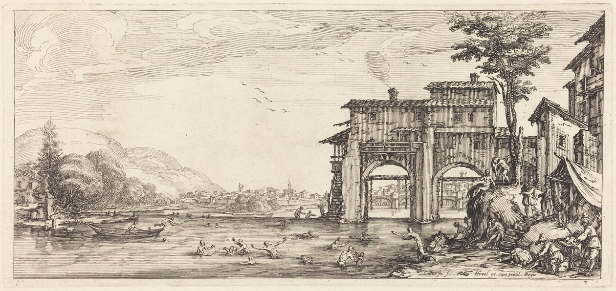 Le bagnanti da Jacques Callot