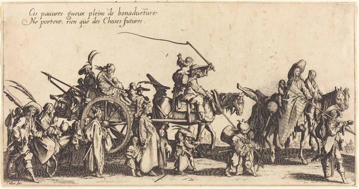 I boemi in marcia: la retroguardia da Jacques Callot