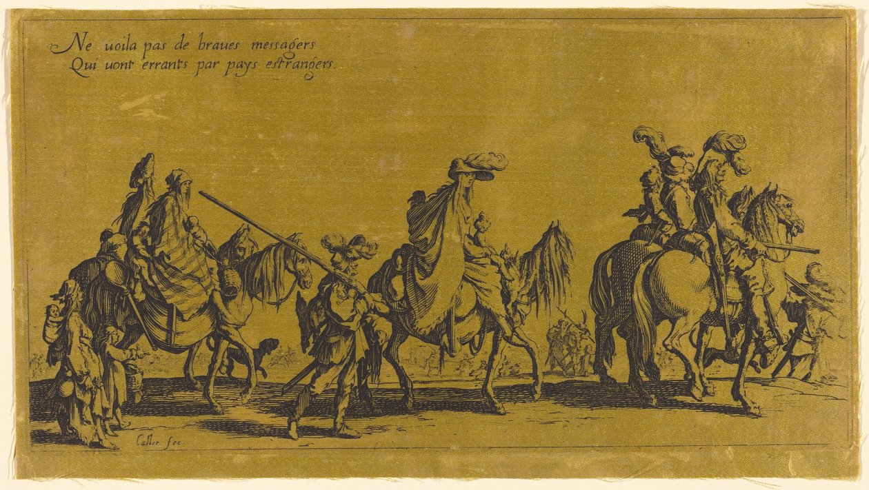 Die Bohemiens marschieren: Die Vorhut da Jacques Callot